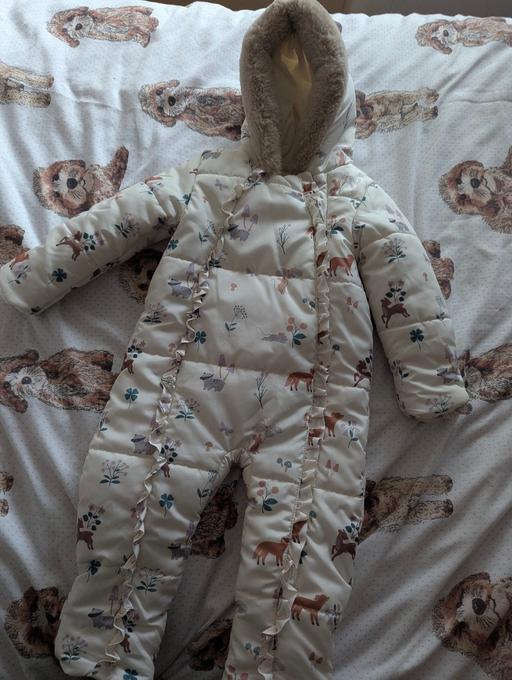  — 12-18 months baby girls snowsuit