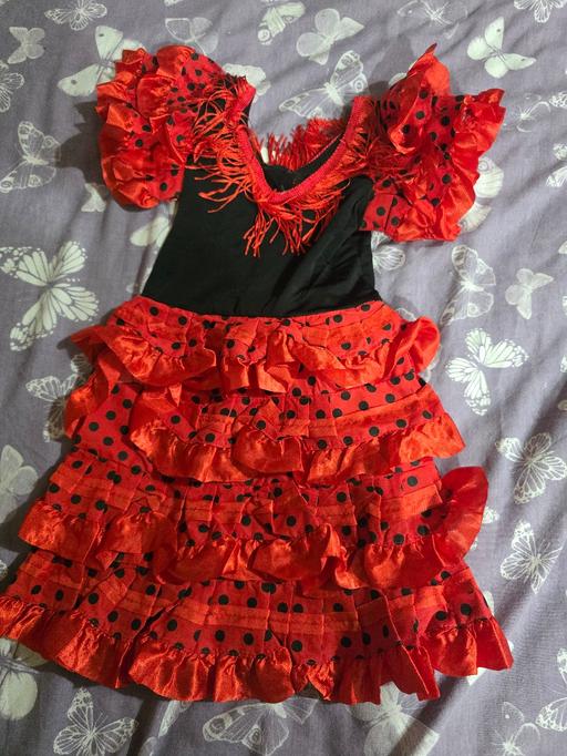  — NEW 1-2 years SPANISH baby girls dress