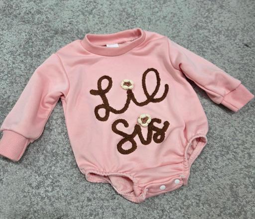  — 0-3 months Lil Sis romper