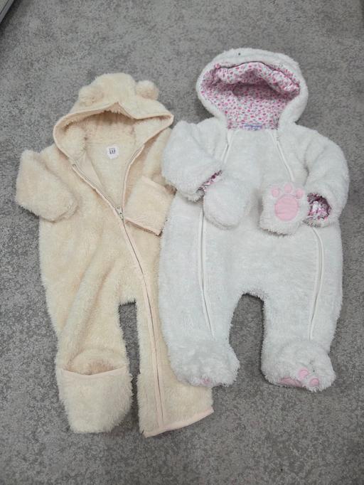  — 0-3 months girls pramsuits