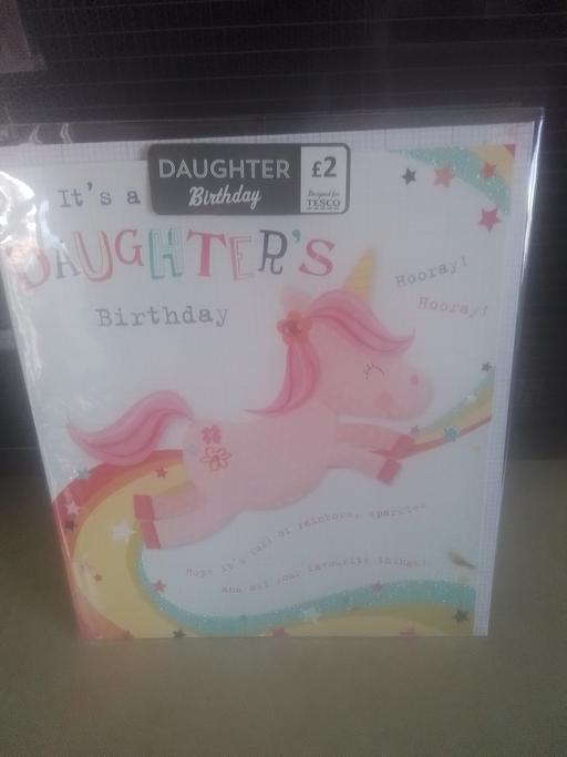  — DAUGHTERS BIRTHDAY CARD COST £2