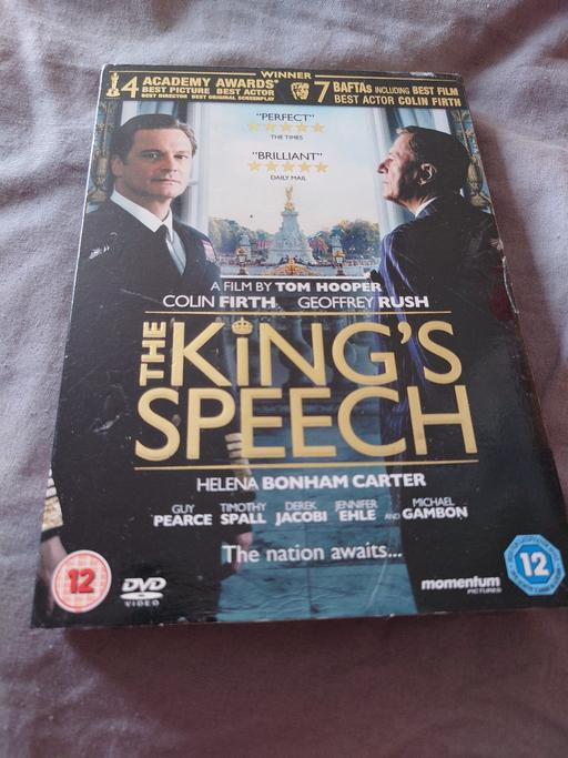  — The king's speech DVD