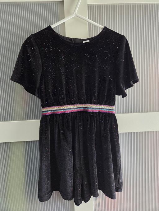  — Age 5 TU black sparkly playsuit