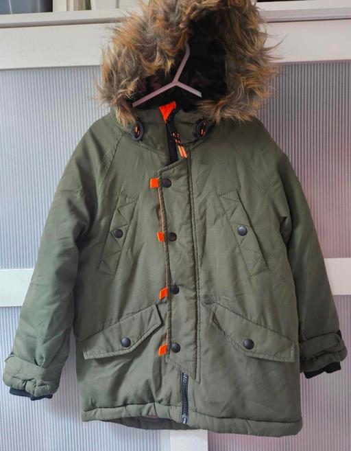  — Age 5-6 NUTMEG khaki coat