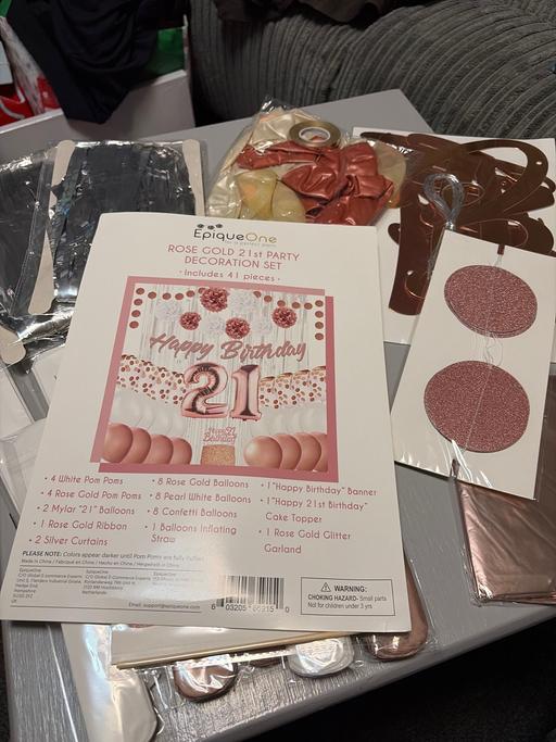  — Happy 21st party decorations