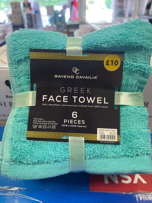  — New 6pc Face Towels