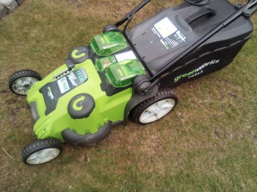  — greenworks mower