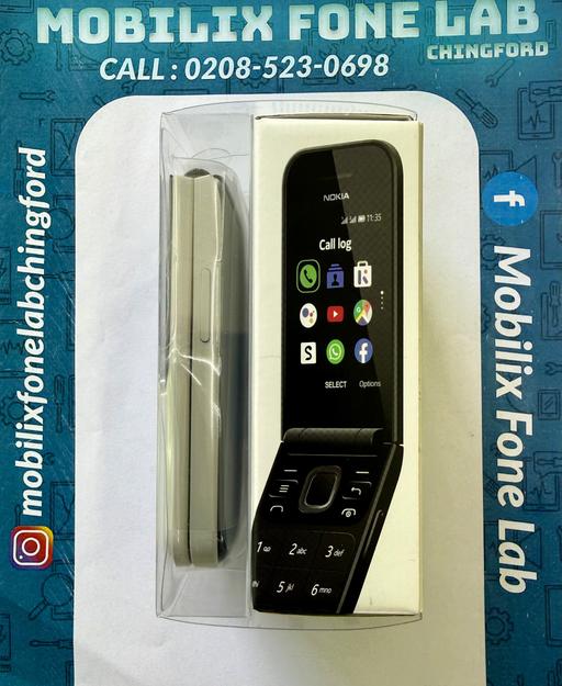  — Brand New Nokia 2720 White Flip Phone