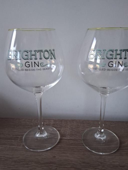  — Brighton Gin Glasses 70cl.