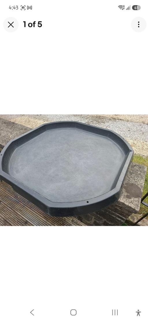  — play sand cement mixing tray