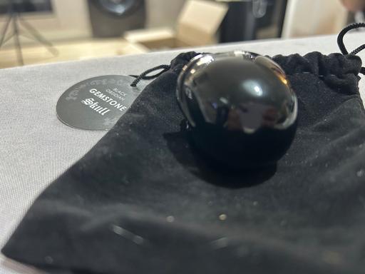  — Black Obsidian gemstone skull