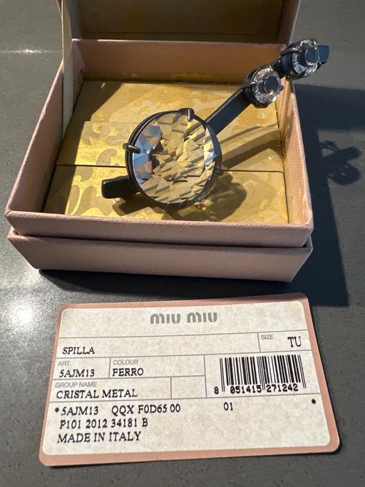  — Miu Miu Spilla brooche
