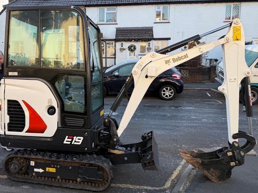  — Bob cat e19, excavator- 2023year, 178h only!