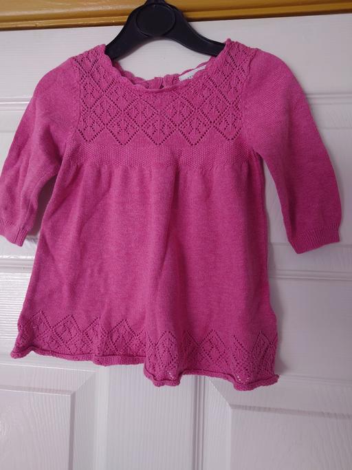  — Baby girls pink dress size 3-6 months