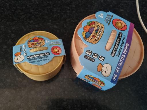  — 2x kids toys squash bun