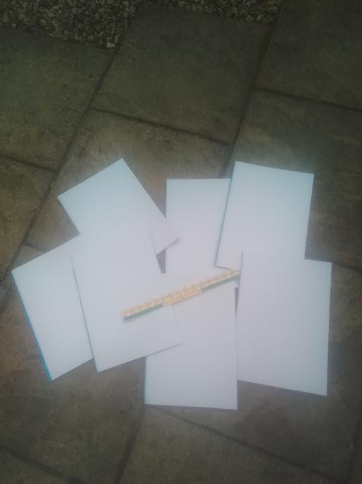  — SEVEN EXCERCISE BOOKS WITH RULER