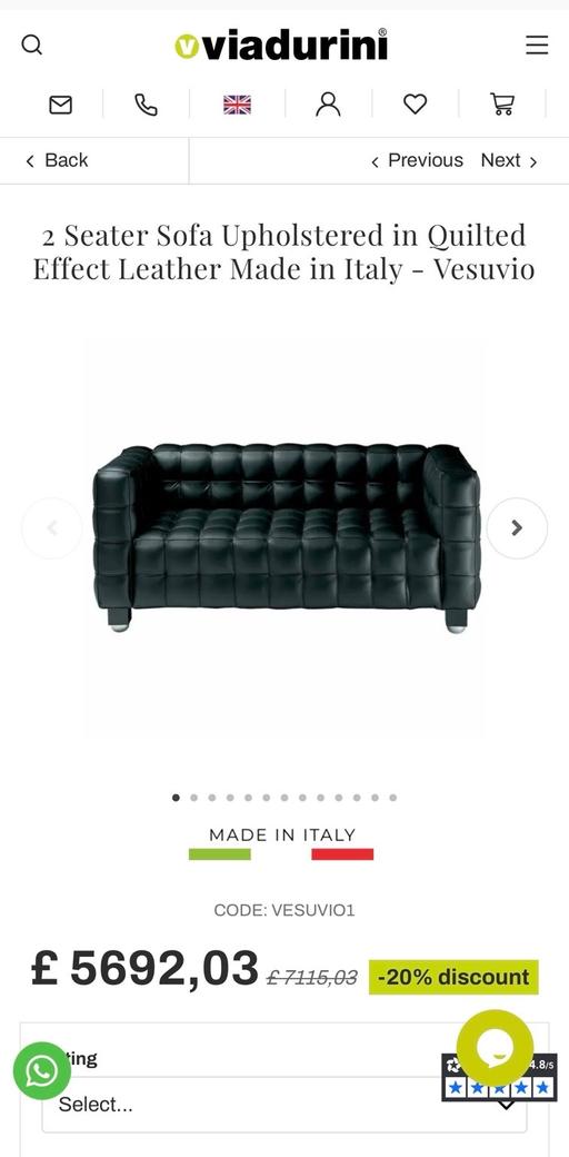  — 2 seater leather sofa-offers welcomed
