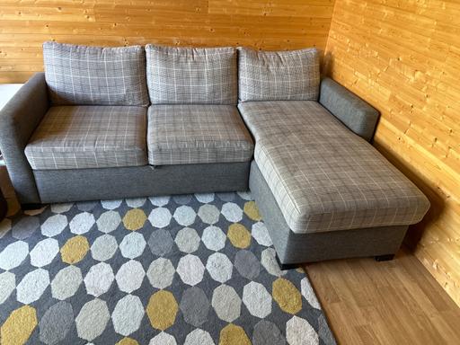  — L-shaped corner sofa bed