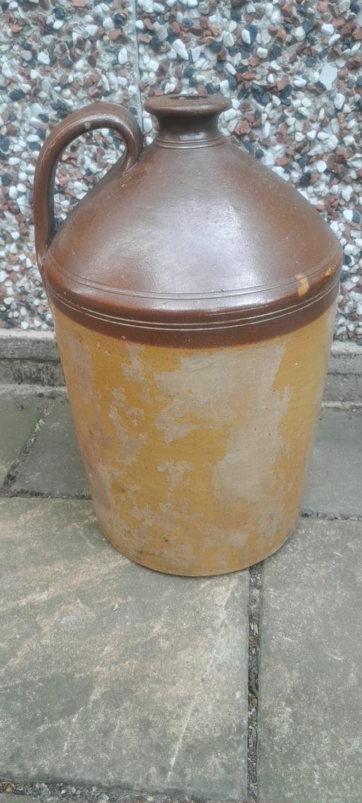  — Vintage stoneware flagan