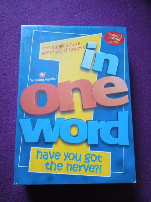 — brand new in one word board game set