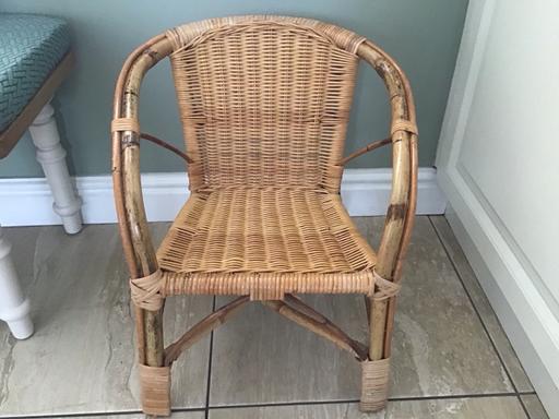  — Wicker chair