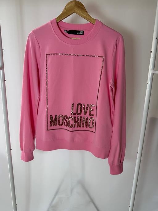  — Pink Love Moschino Crew Neck Jumper