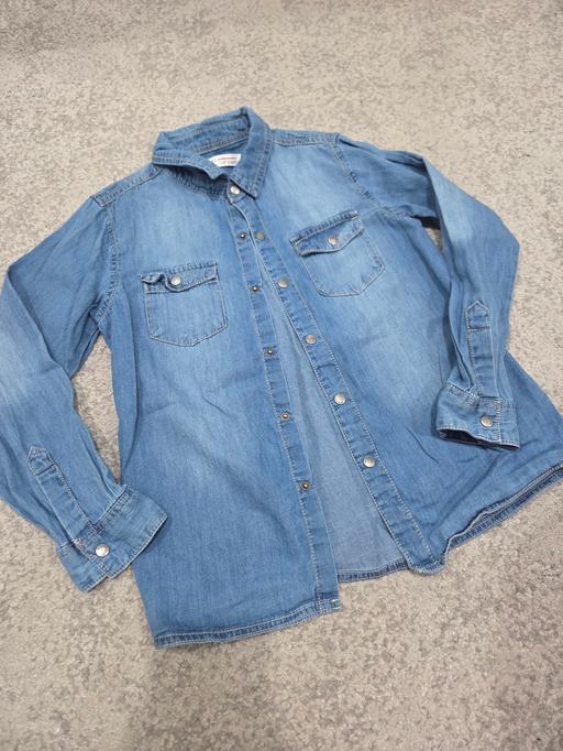  — Age 6-7 MINOTI soft denim shirt