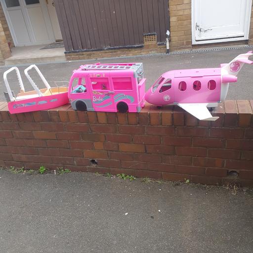  — Barbie Aeroplane, Camper Van & Speed Boat .