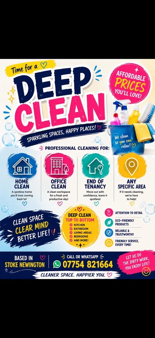  — Processional Cleaner north london