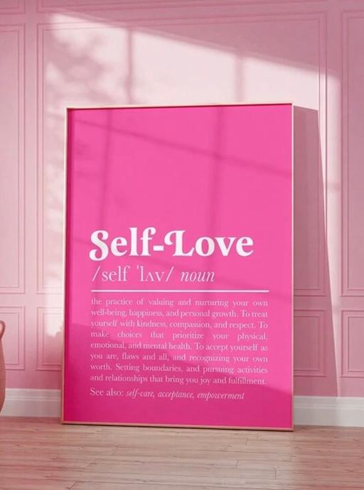  — New Self Love Canvass Picture 50 x 70 CM