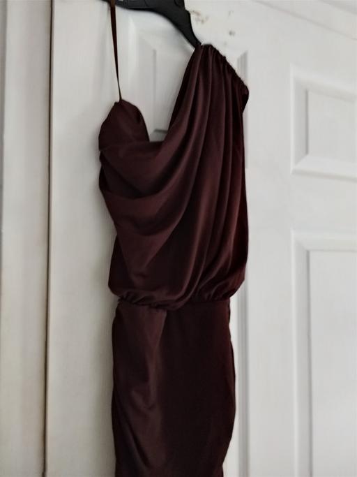  — Chocolate brown dress