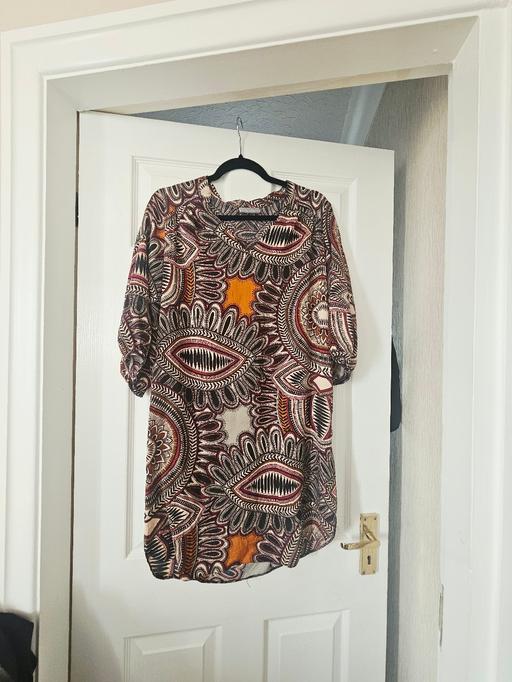  — Wallis patterned dress, size 14.