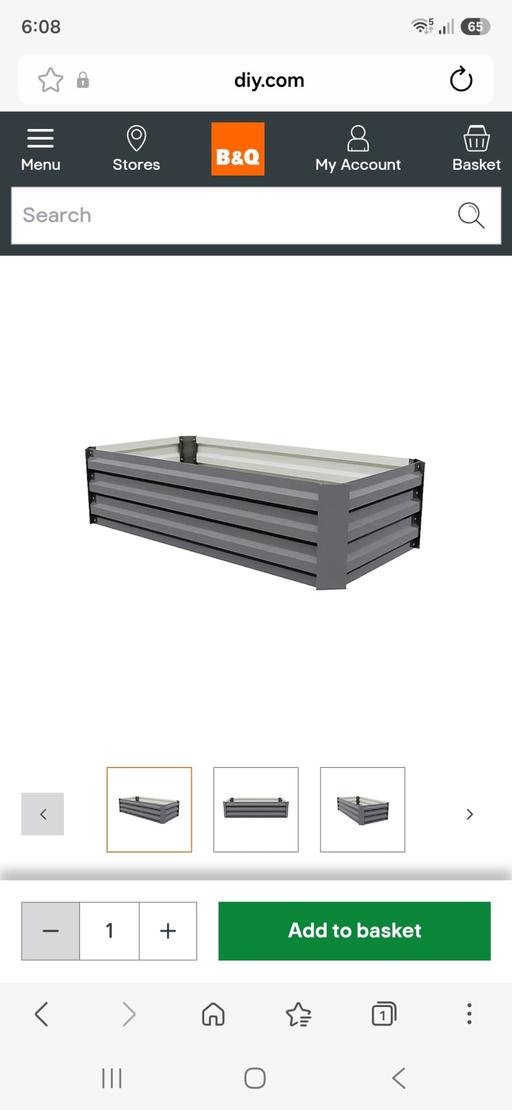  — metal garden planter bed