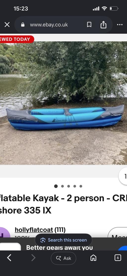 — Inshore 335 inflatable kayak