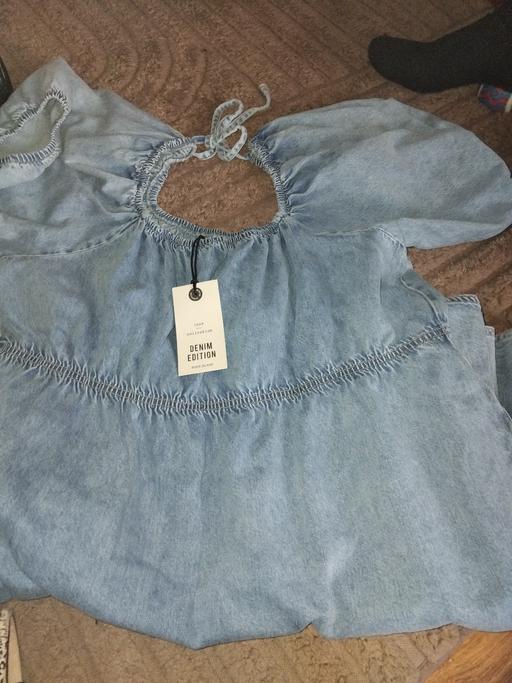  — river island denim dress bn