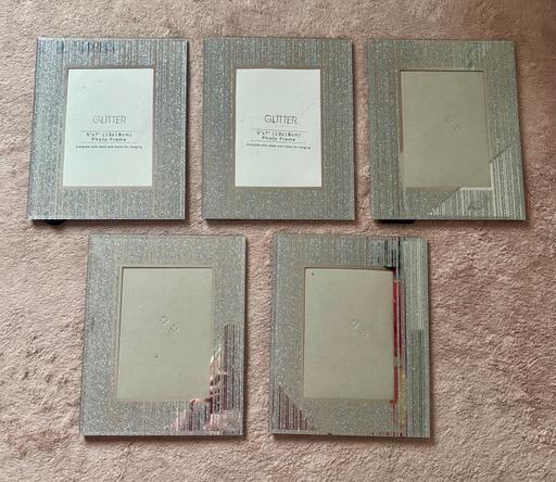  — 5 x Glitz 5 x 7 Photo Frames For All