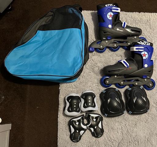  — Roller Blades and Protective Pads