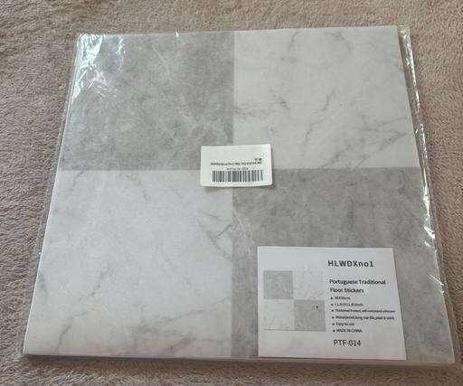  — New Stick on 10 Pk Waterproof Floor Tiles