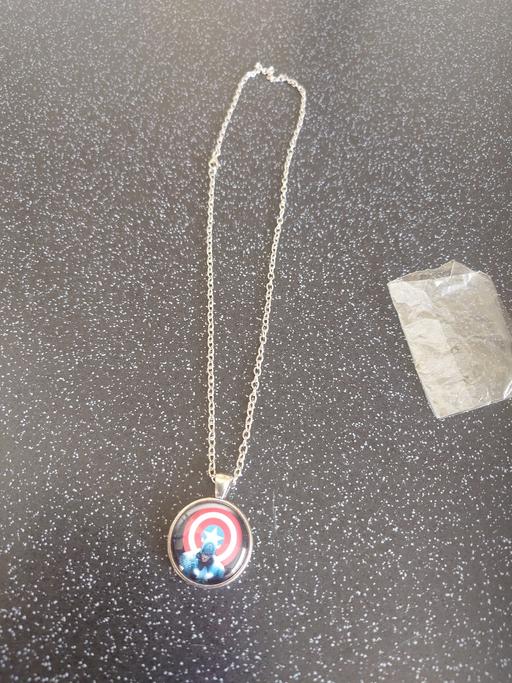 — Captain America pendant necklace