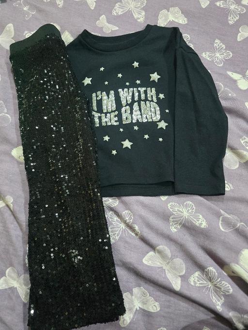  — 2-3 years girls sequin bottoms and top