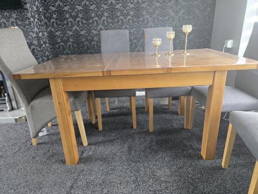  — Wooden dining table with 6 chairs