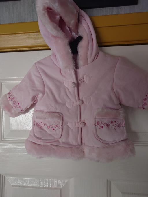  — Baby girls pink winter coat size first size
