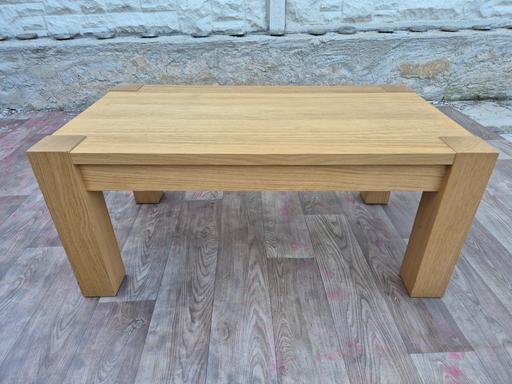  — Solid Oak Coffee Table.