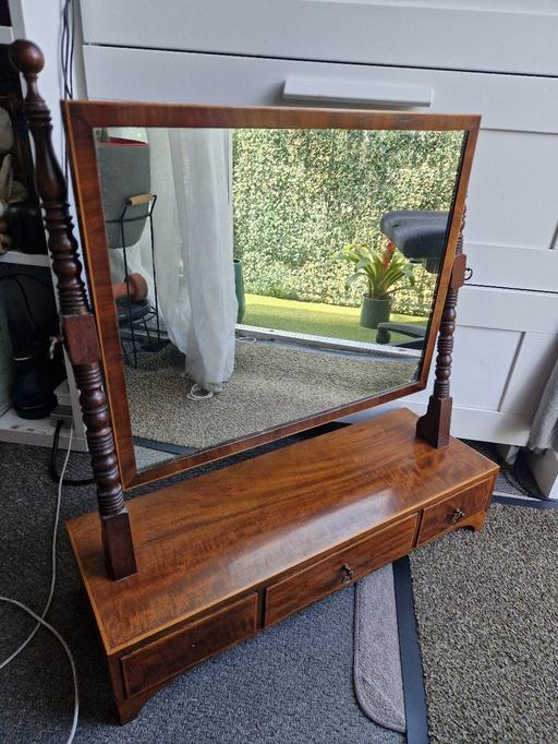 — antique dressing table-toilet mirror