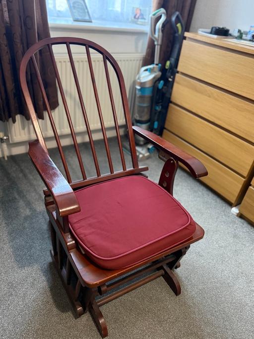  — Elegant Vintage Reclining Rocking Chair