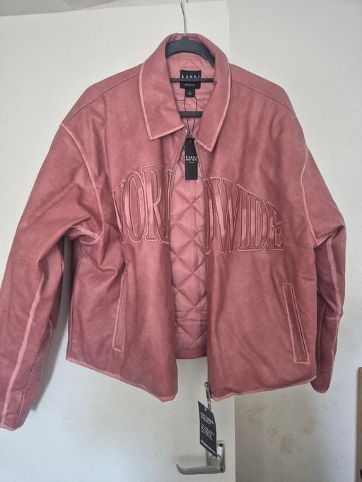  — Men's Pink Harrington Jacket