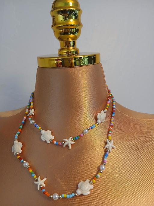  — Multicoloured Necklace 2pcs