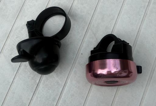  — Pair of Bike Bells – Black and Pink,
