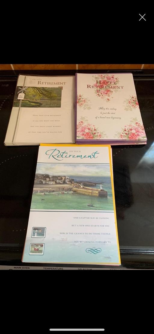  — Assorted retirement cards