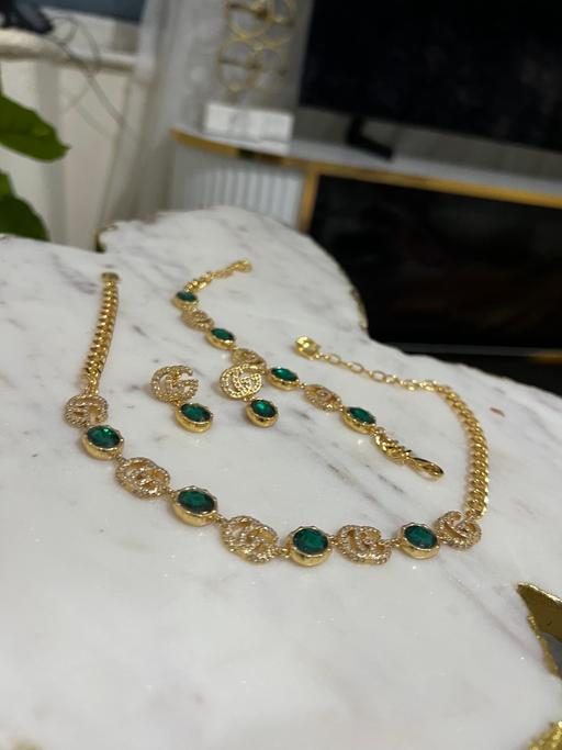  — 18k gold plated jewellery set